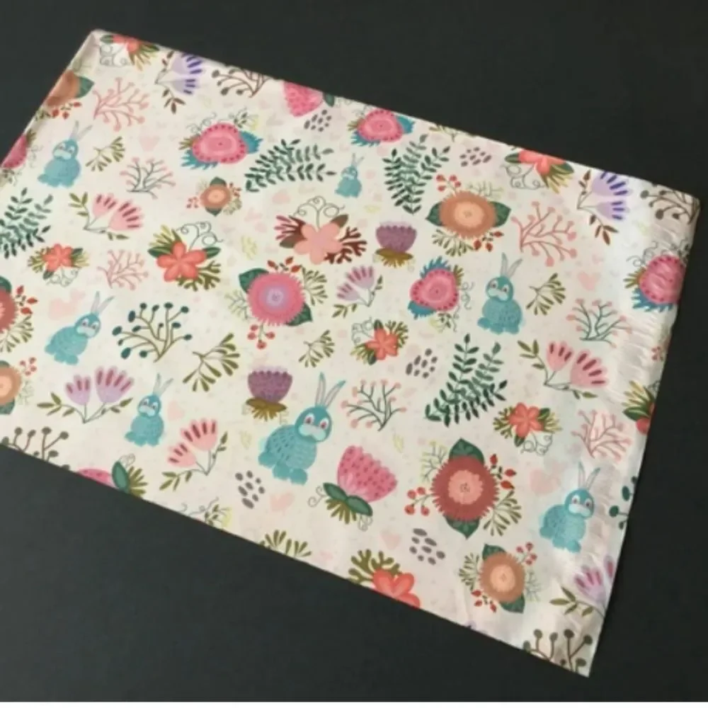 Floral Patterned Shipping Envelopes Poly Mailers Swag Ship Mailing Resell Sell